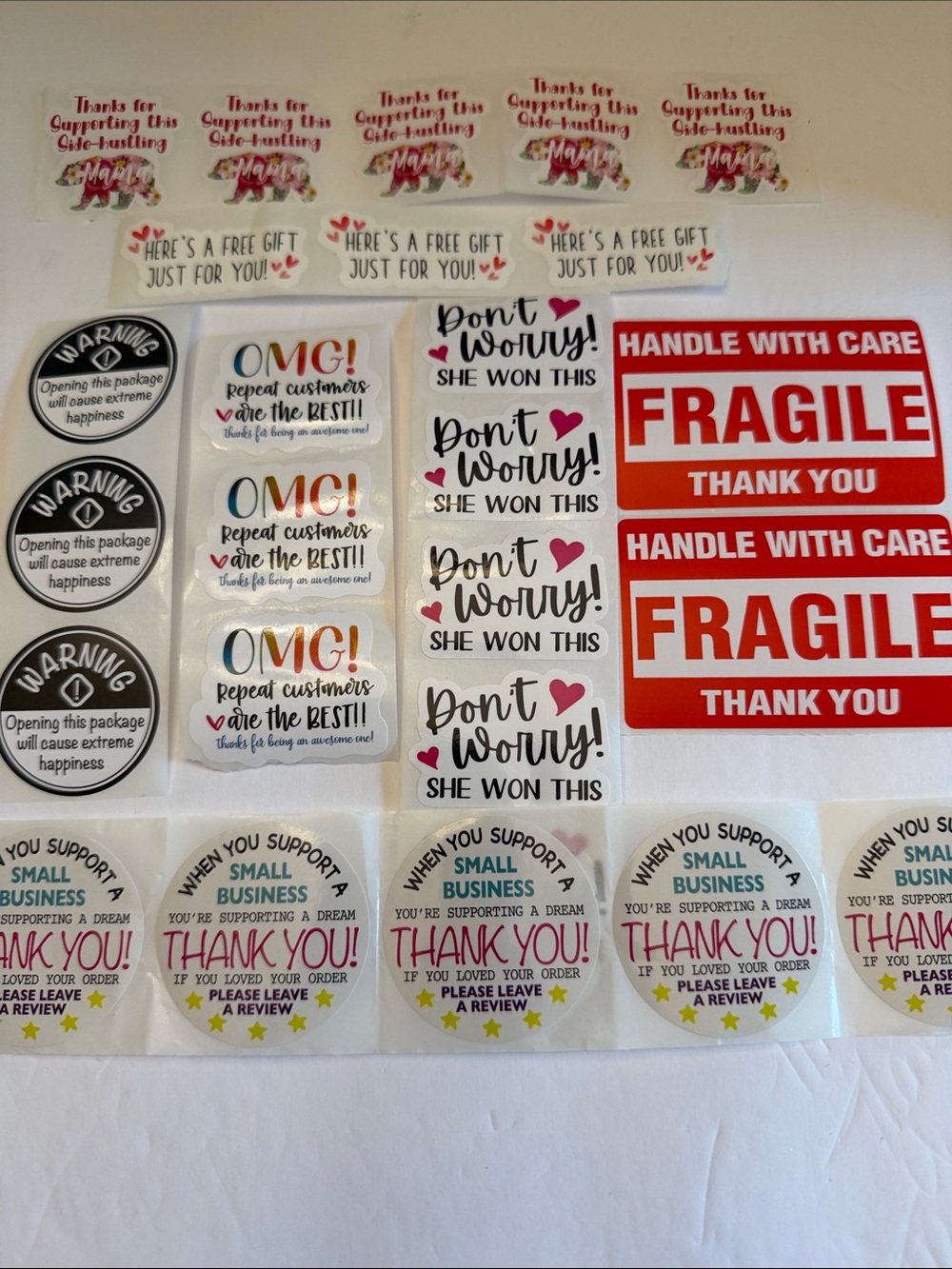 💕5/25💕 50 Small Business Stickers Your Choice